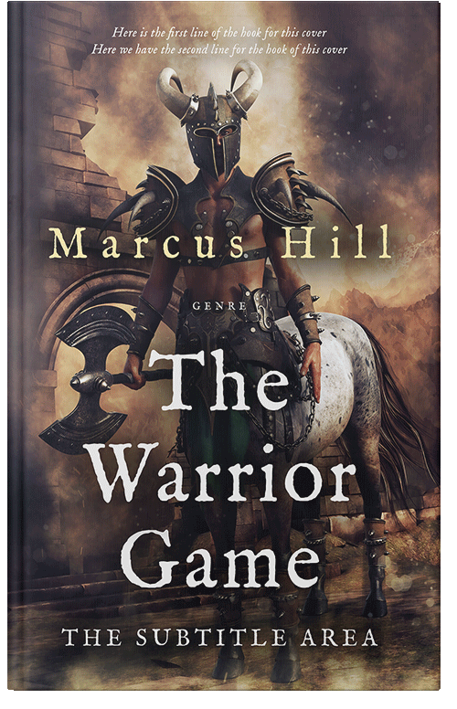 Front view of Premade Fantasy Book Cover - Thunder