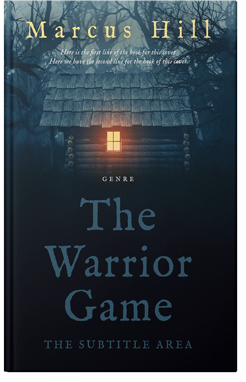 Front view of Premade Horror Book Cover - Firefly
