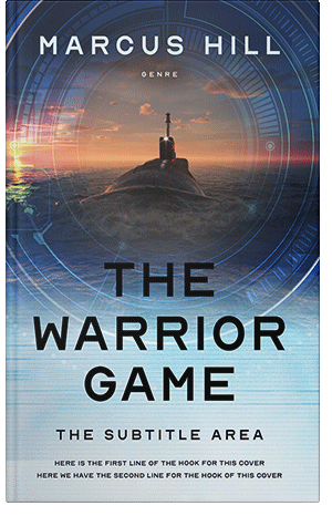 Premade Book Cover Oxford Blue