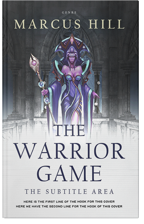 Front view of Premade Fantasy Book Cover - Gallery