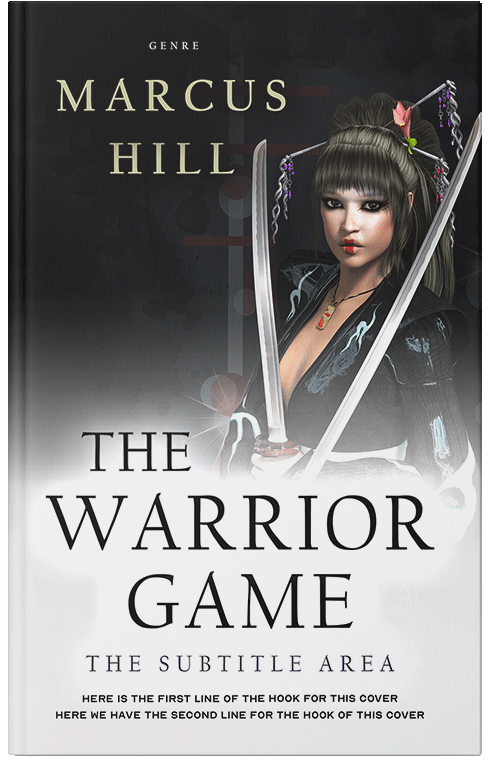 Front view of Premade Fantasy Book Cover - Thunder