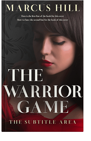 Pre Made Book Cover Puce