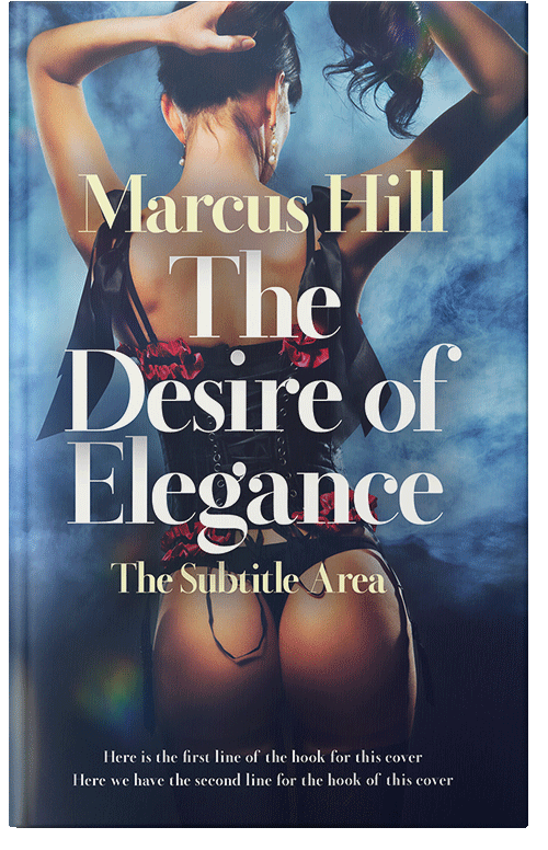 Front view of Premade Erotica Book Cover - Ebony Clay