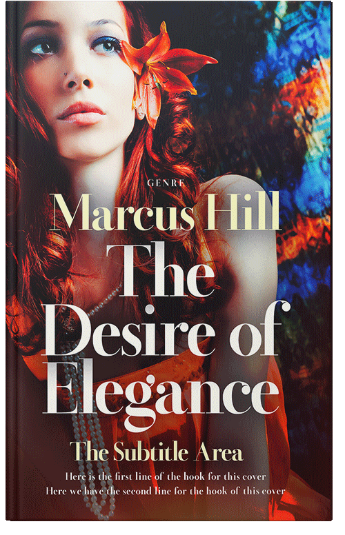 Front view of Premade Chick Lit Book Cover - Cashmere