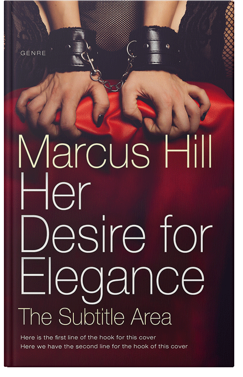 Front view of Premade Erotica Book Cover - Aubergine