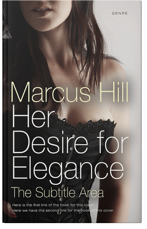 Front view of Premade Erotica Book Cover - Cocoa Brown