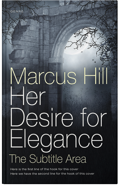 Front view of Premade Fantasy Book Cover - Mirage