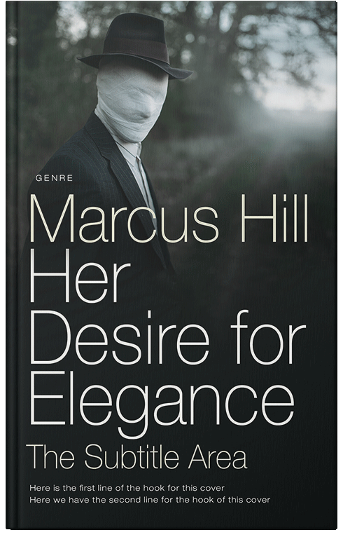 Front view of Premade Horror Book Cover - Outer Space