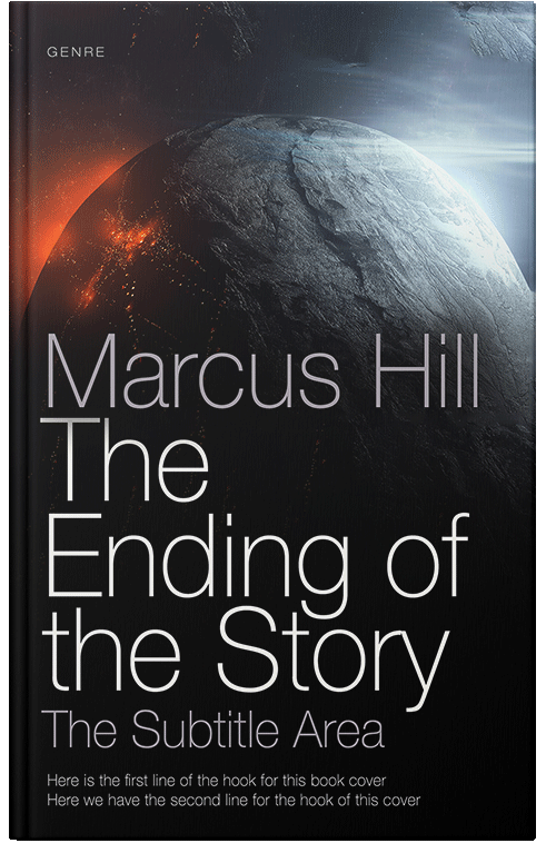 Front view of Premade Apocalyptica Book Cover - Pink Swan