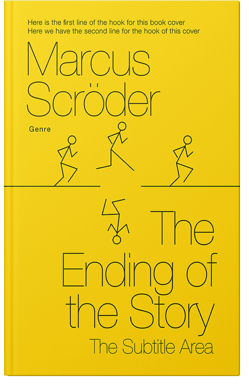 Front view of Premade Self-Improvement & Self-Help Book Cover - School Bus Yellow