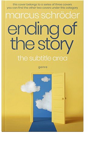 Pre Made Book Cover Confetti