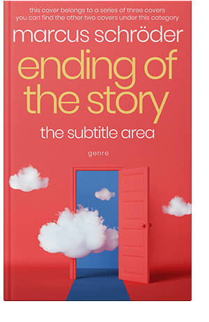 Pre Made Book Cover Cinnabar