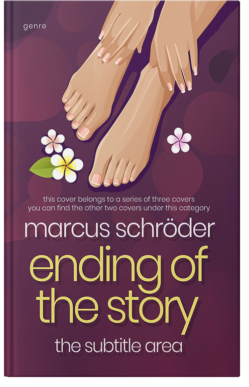 Front view of Premade Self-Improvement & Self-Help Book Cover - Tawny Port