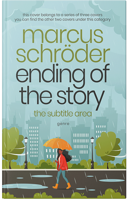 Front view of Premade Romance Book Cover - Ziggurat