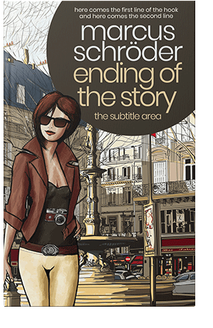 Pre Made Book Cover Stark White