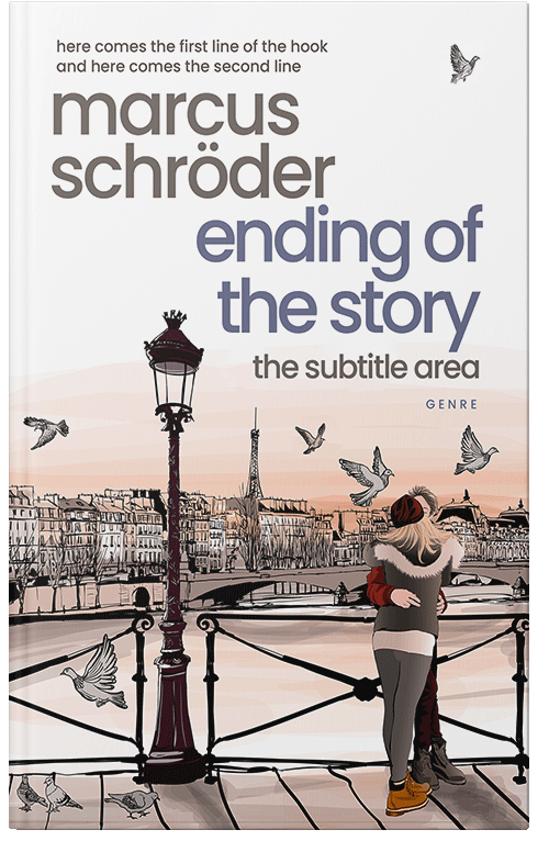 Front view of Premade Romance Book Cover - Thunder