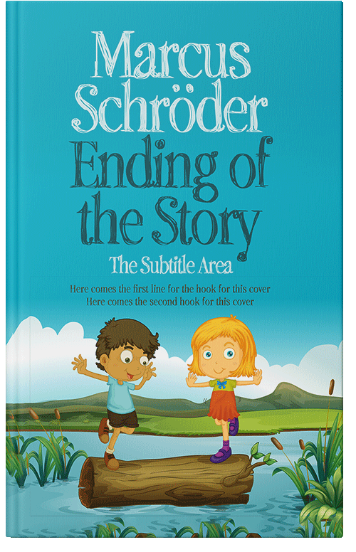 Front view of Premade Children's Book Cover - Coriander