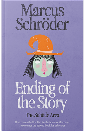 Pre Made Book Cover Blue Bell