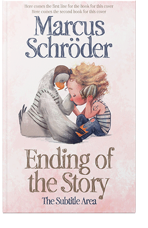 Pre Made Book Cover Dawn Pink