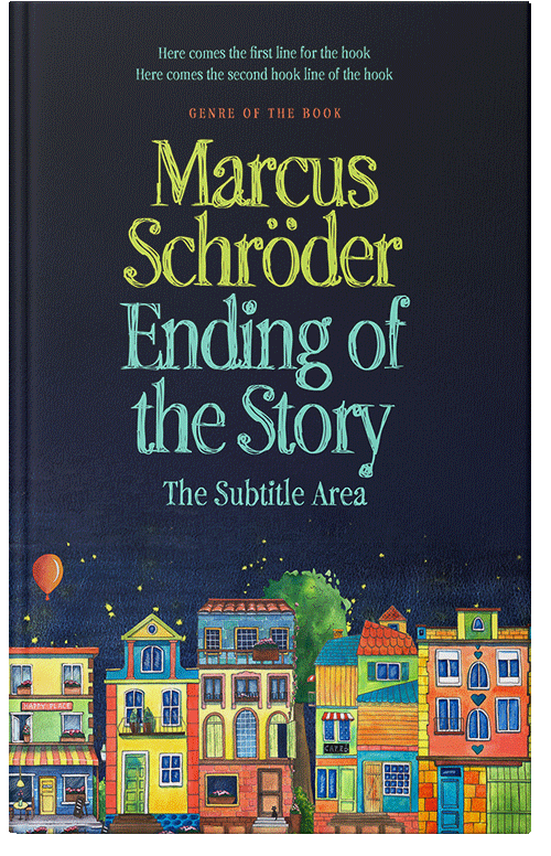 Front view of Premade Children's Book Cover - Laser