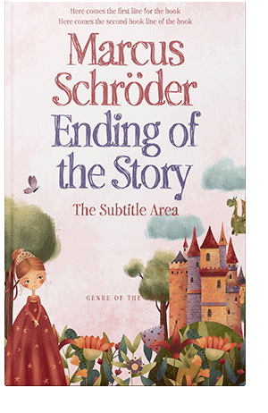 Pre Made Book Cover Dawn Pink