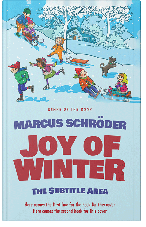 Front view of Premade Children's Book Cover - Humming Bird