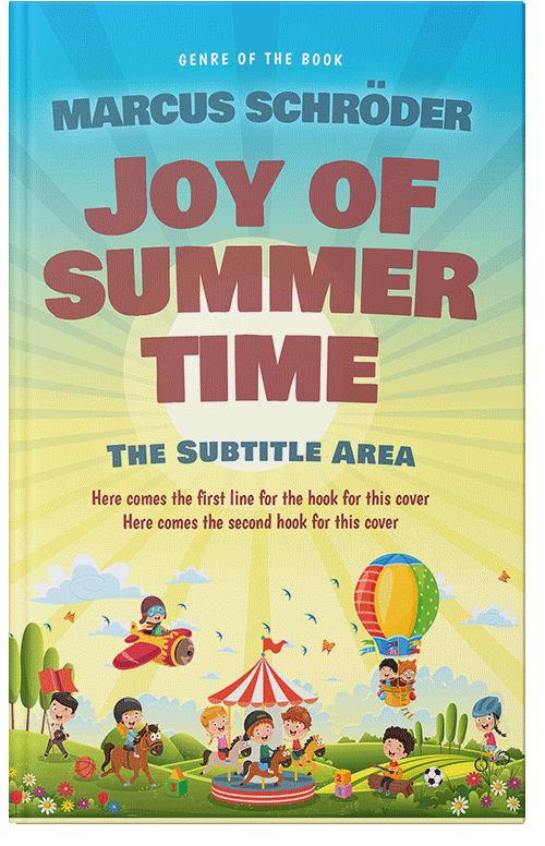 Front view of Premade Children's Book Cover - Mint Julep