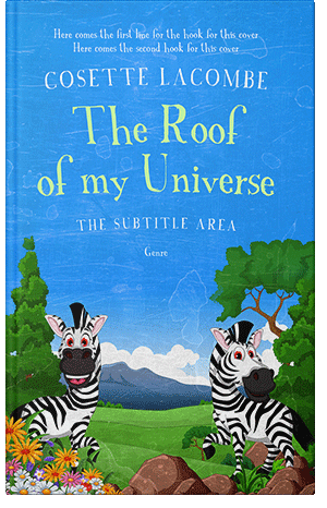 Premade Book Cover Dodger Blue