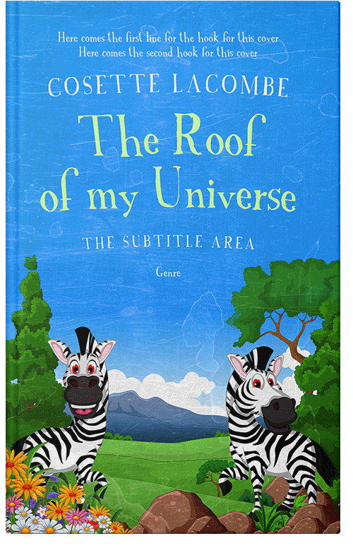 Front view of Premade Teen & Young Adult Book Cover - Dodger Blue