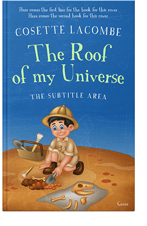 Pre Made Book Cover Denim