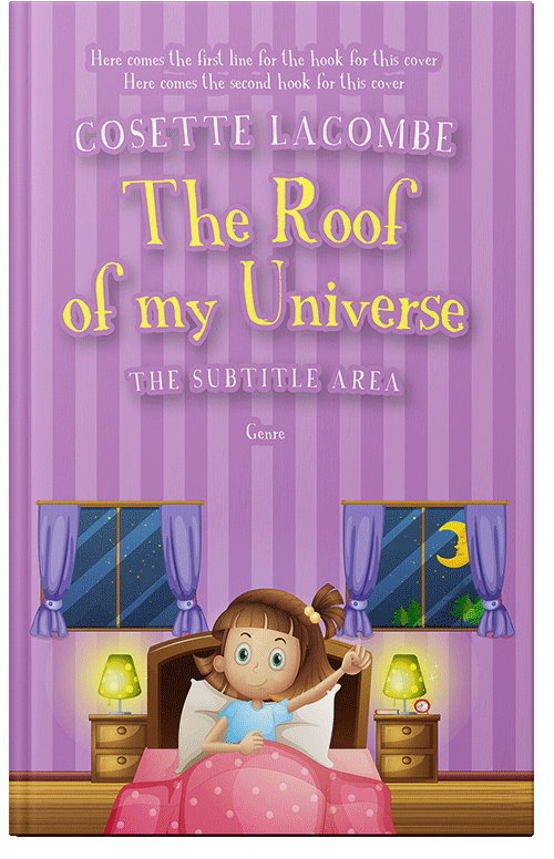 Front view of Premade Children's Book Cover - East Side