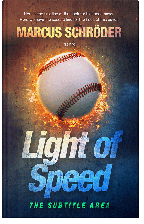 Front view of Premade Sports & Fitness Book Cover - Tuna