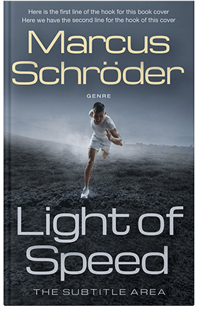 Pre Made Book Cover Limed Spruce