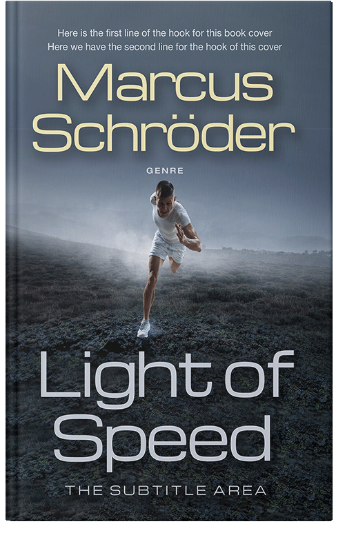 Front view of Premade Sports & Fitness Book Cover - Limed Spruce