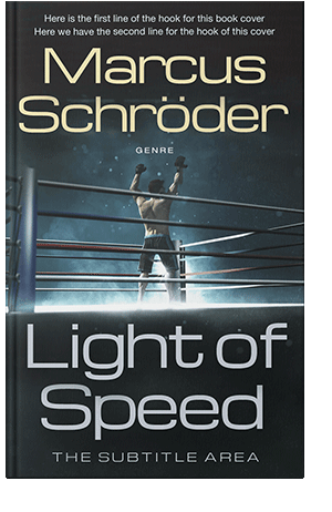 Pre Made Book Cover Outer Space