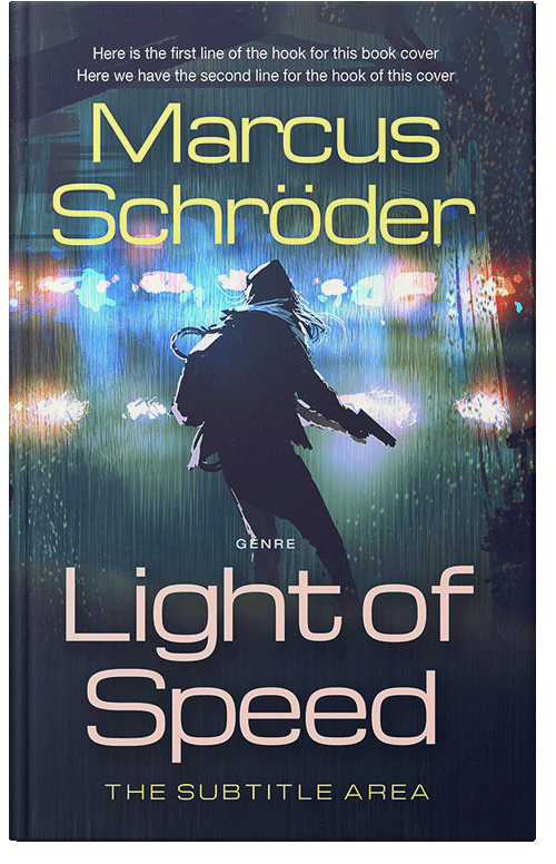 Front view of Premade Mystery & Thriller & Suspense Book Cover - Pickled Bluewood