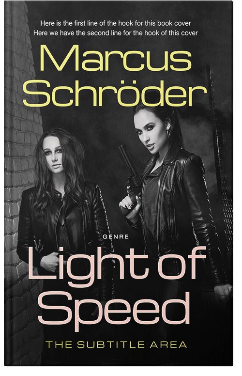 Front view of Premade Mystery & Thriller & Suspense Book Cover - Cod Gray