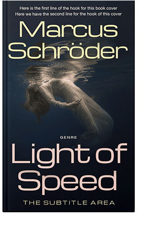 Pre Made Book Cover Ebony