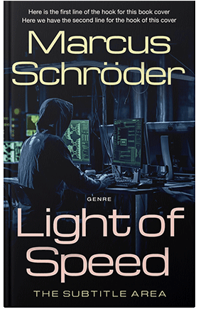 Pre Made Book Cover Ebony