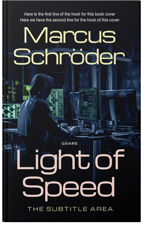 Front view of Premade Mystery & Thriller & Suspense Book Cover - Ebony