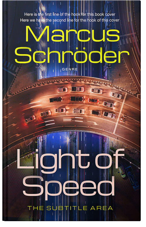 Front view of Premade Action & Adventure Book Cover - Whiskey