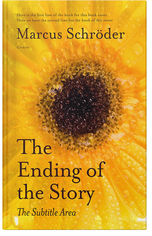 Front view of Premade Nature Book Cover - Buttercup