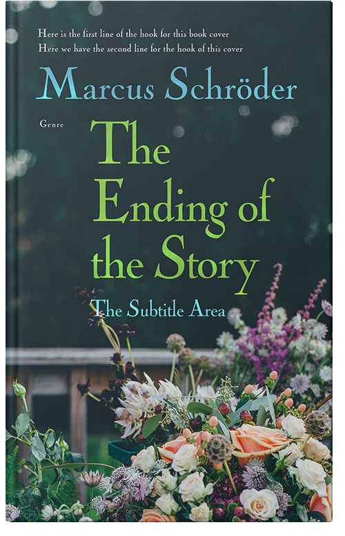 Front view of Premade Nature Book Cover - Te Papa Green