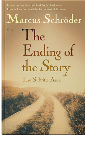 Pre Made Book Cover Tan