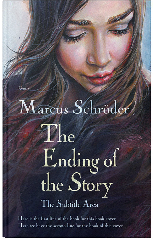 Front view of Premade Teen & Young Adult Book Cover - Steel Gray