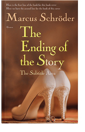 Pre Made Book Cover Walnut