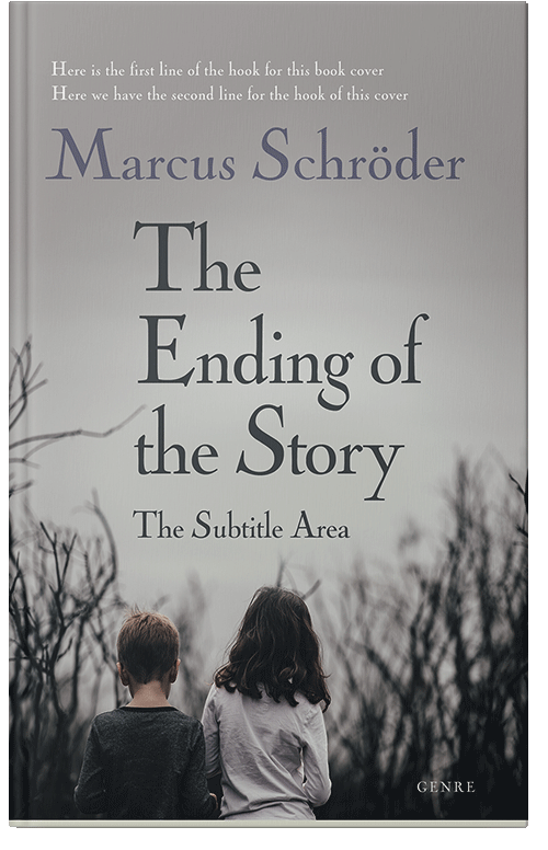 Front view of Premade Romance Book Cover - Cloudy