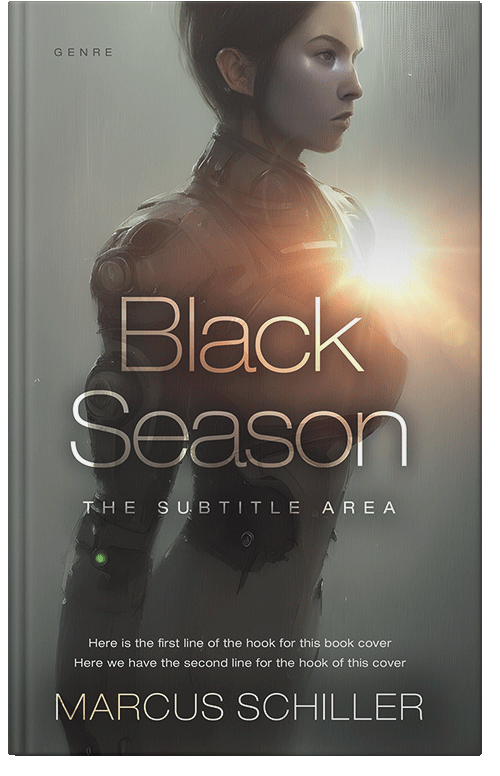 Front view of Premade Science Fiction Book Cover - Armadillo