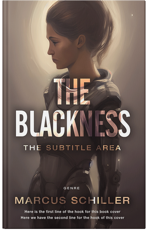 Front view of Premade Science Fiction Book Cover - Woody Brown