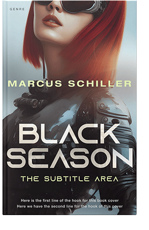 Pre Made Book Cover Cocoa Brown